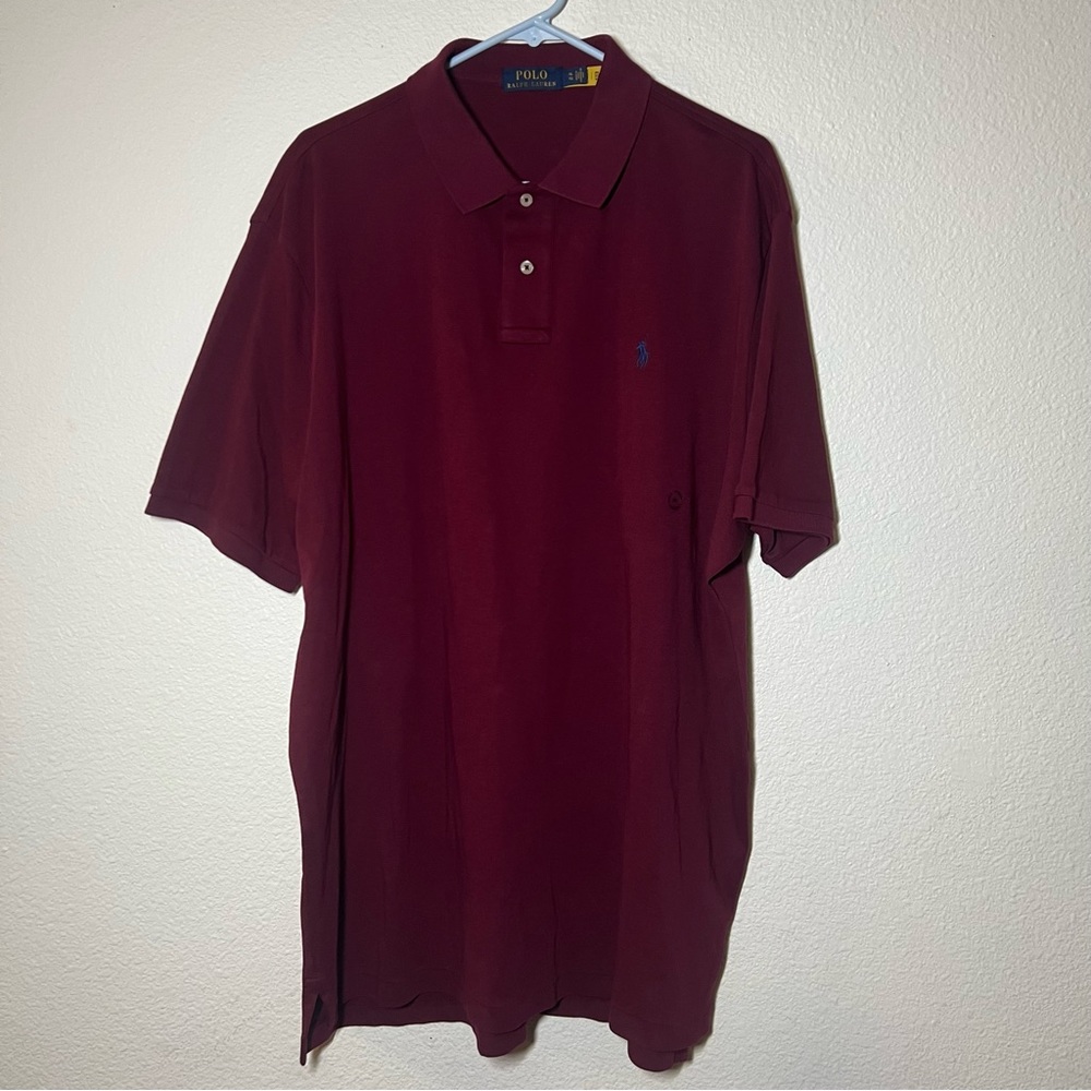 Polo Ralph Lauren Men’s Size XL Maroon Short Sleeve Shirt New WITHOUT Tags.